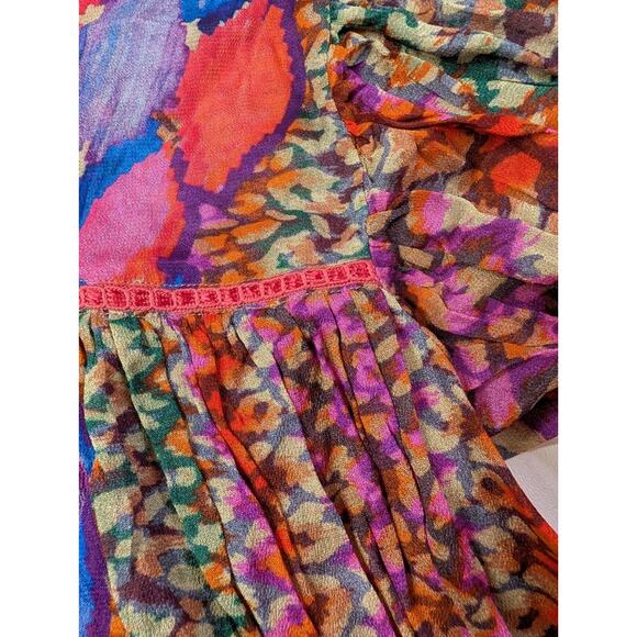 nwt ANTHROPOLOGIE BL-NK LONDON sz M Miranda Peasant Blouse - Picture 7 of 13